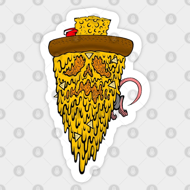 EXTRA CHEESE POISON PIZZA Sticker by POISON PIZZA SB